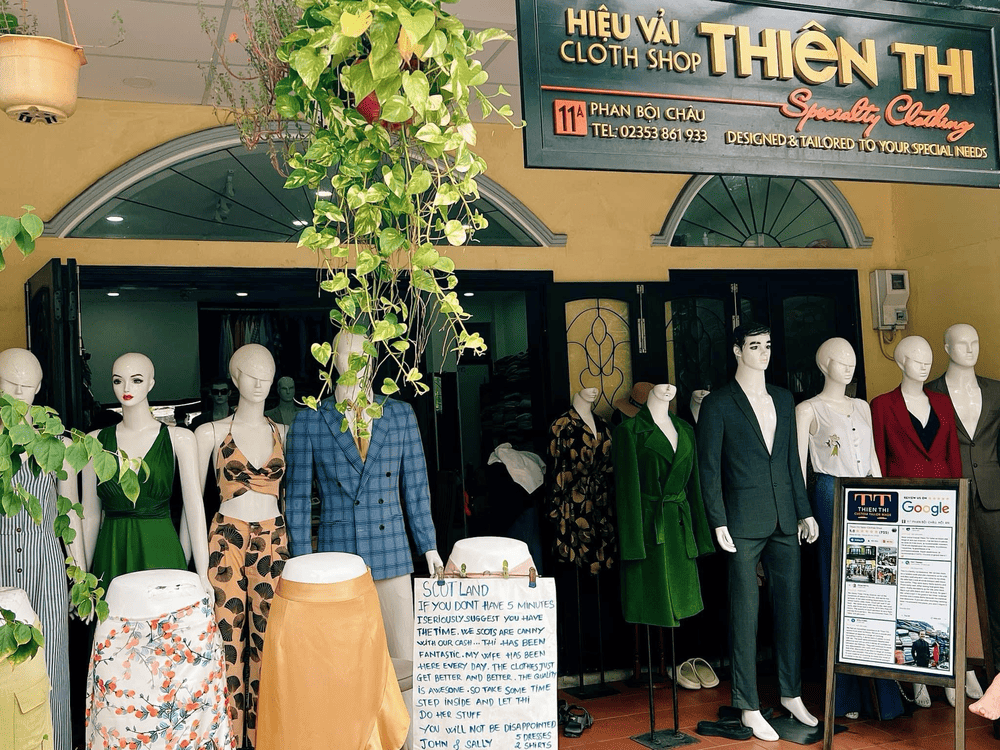 Experience the magic of custom clothing, where your dream outfit comes to life in just a day (Source: Thien Thi Tailor Clothshop)